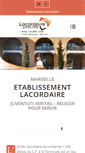 Mobile Screenshot of lacordaire.com